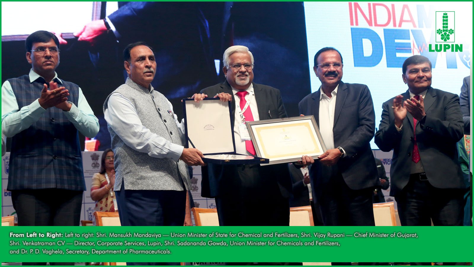Lupin Wins India Pharma Leader Award
