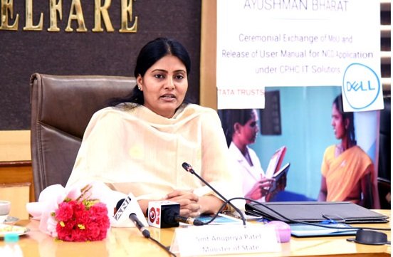 Anupriya Patel, Minister of State for Health and Family Welfare 