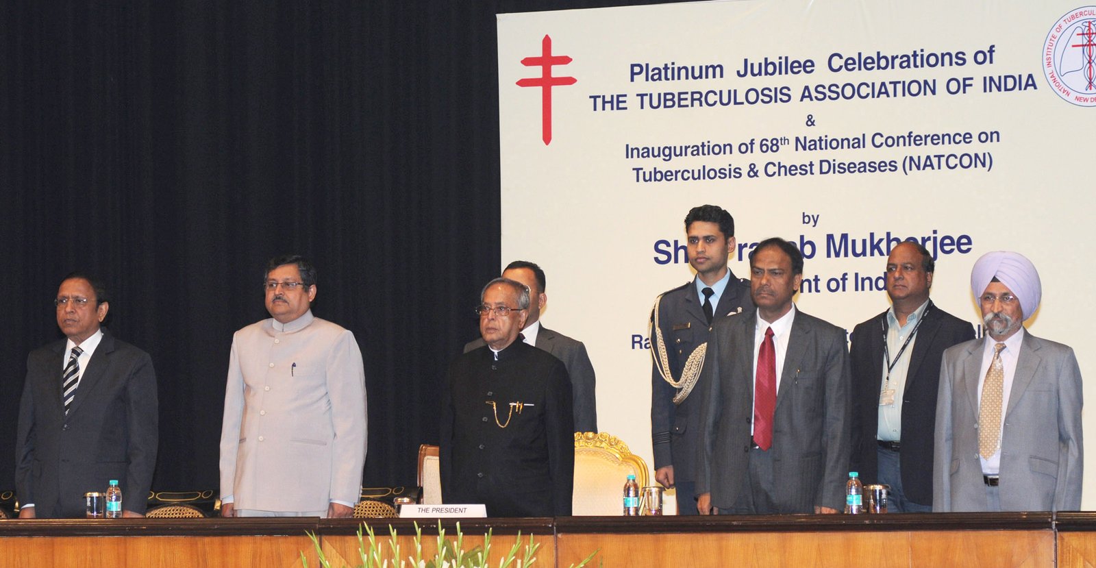 The President, Pranab Mukherjee at the inauguration of the 68th National Conference on TB and Allied Diseases (NATCON), organised to commemorate the Platinum Jubilee Celebrations of the Tuberculosis Association of India (TAI), at Rashtrapati Bhavan, in Ne