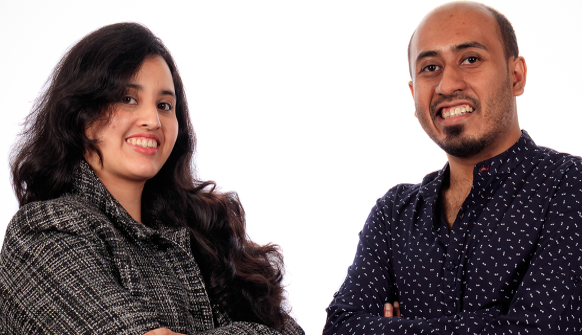 image caption- Divya Sriram and Sujoy Deb, Co-founders, D-NOME