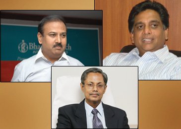 Clockwise from top L-R: Dr Krishna Ella, CMD, Bharat Biotech, member of the Scientific Advisory Committee to the Prime Minister of India; Dr PM Murali, president, ABLE; and Mr KV Balasubramaniam, MD, Indian Immunologicals