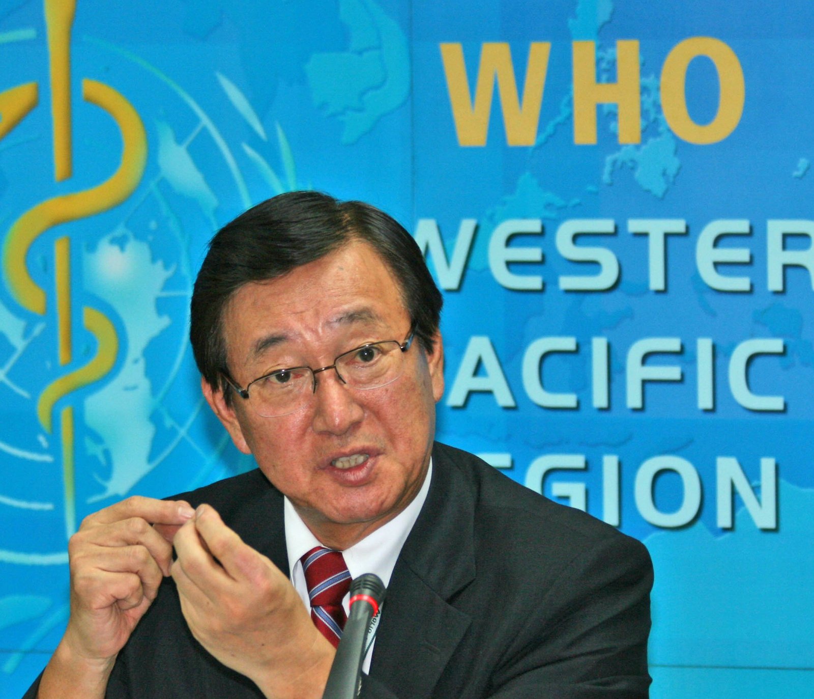 Dr Shin Young-soo, WHO regional director, Western Pacific