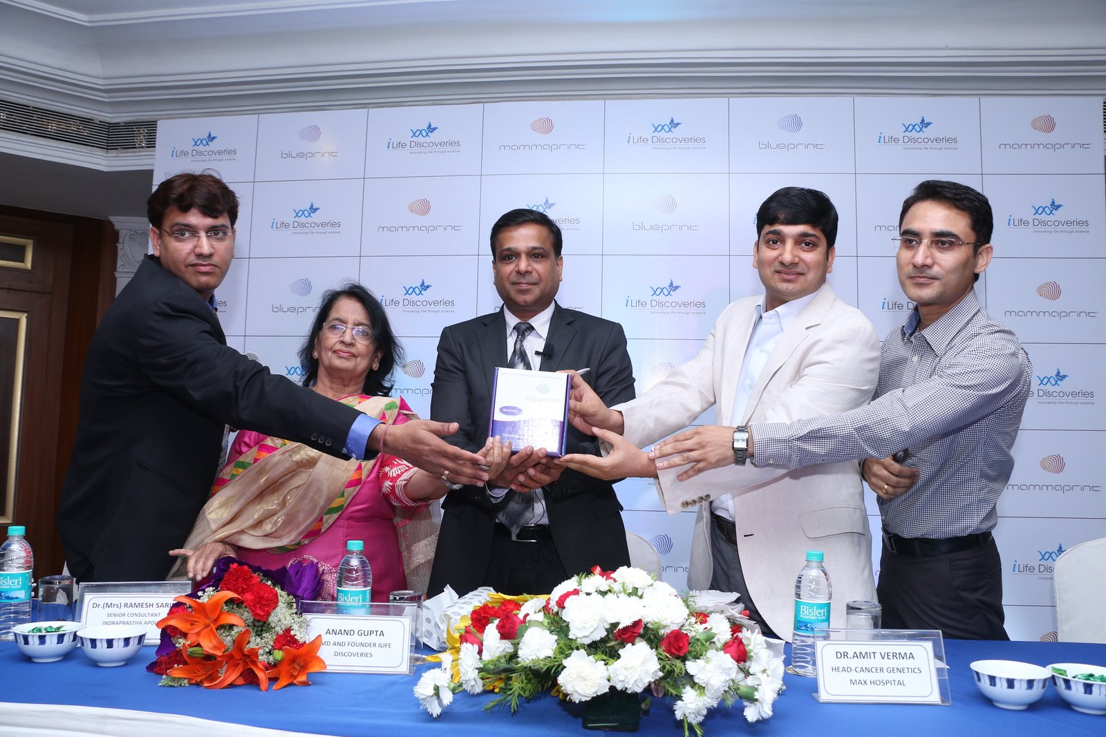 At a press conference, Mr Anand Gupta, founder and CMD, iLife Discoveries was joined by leading oncologists of the capital to unveil the new gene test