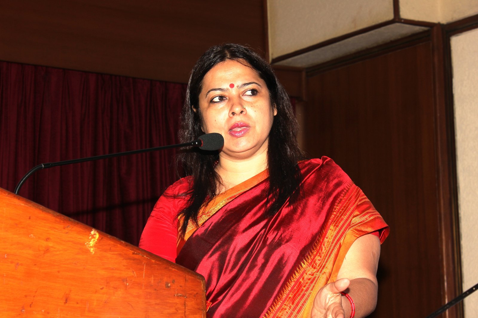 Mrs Meenakshi Lekhi, member of Lok Sabha, BJP, New Delhi