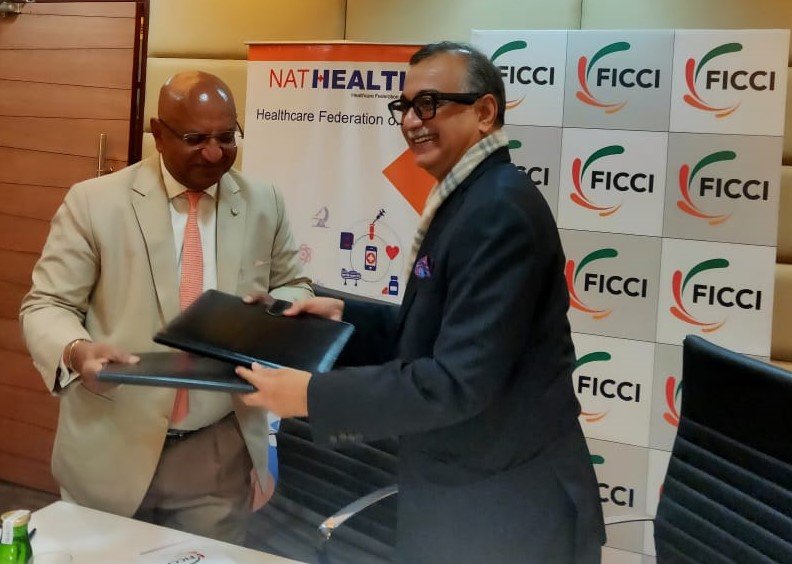 L-R (Hony.) Brig Dr Arvind Lal, Chair, FICCI Health Services with Dr H Sudarshan Ballal, President, NATHEALTH 