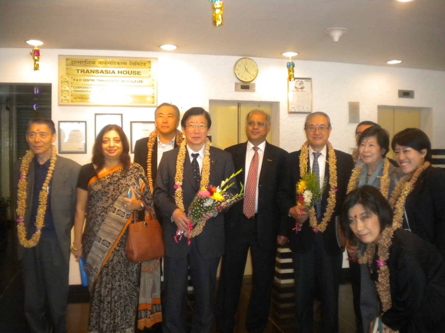 Japanese Delegation at Transasia Bio-Medicals