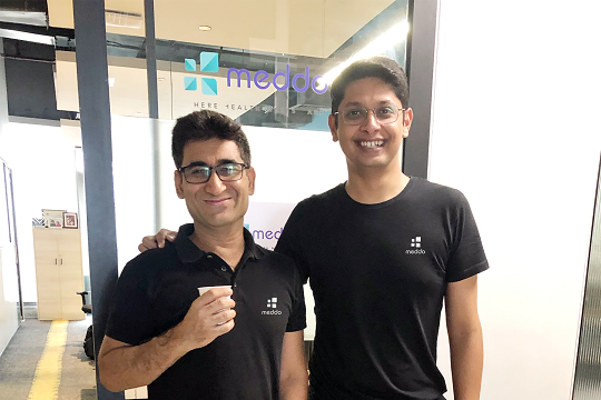 Meddo Founders- Saurabh Kochhar and Dr Naveen Nishchal