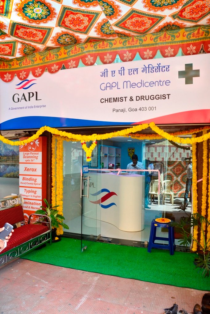 GAPL's first store in Panaji, the capital city of Goa.