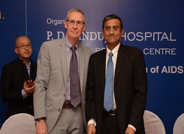 Dr Carl Dieffenbach, Director, The Division of AIDS (NIAID, NIH) and Mr. Gautam Khanna, CEO, PD Hinduja Hospital and Medical Research Centre 