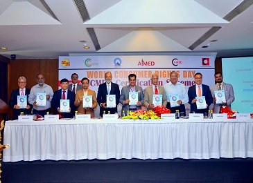 Dignitaries present during the launch  of Indian Certification of Medical Devices Scheme (ICMED)