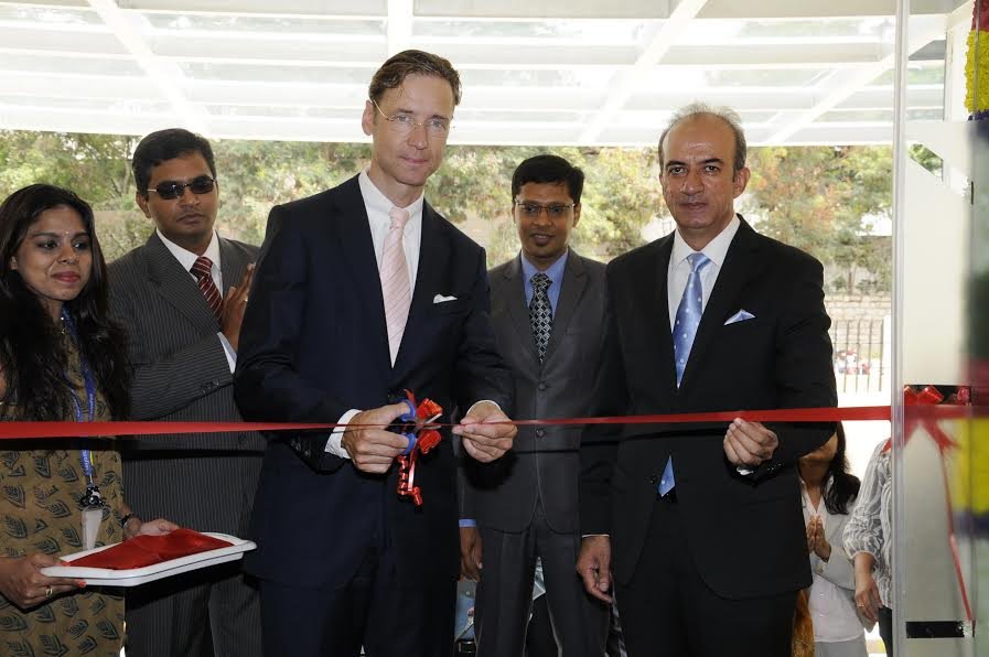 Dr Matthias-Wilbur Weber, group executive vice president, Eurofins Scientific inaugurating the new facility in Bangalore